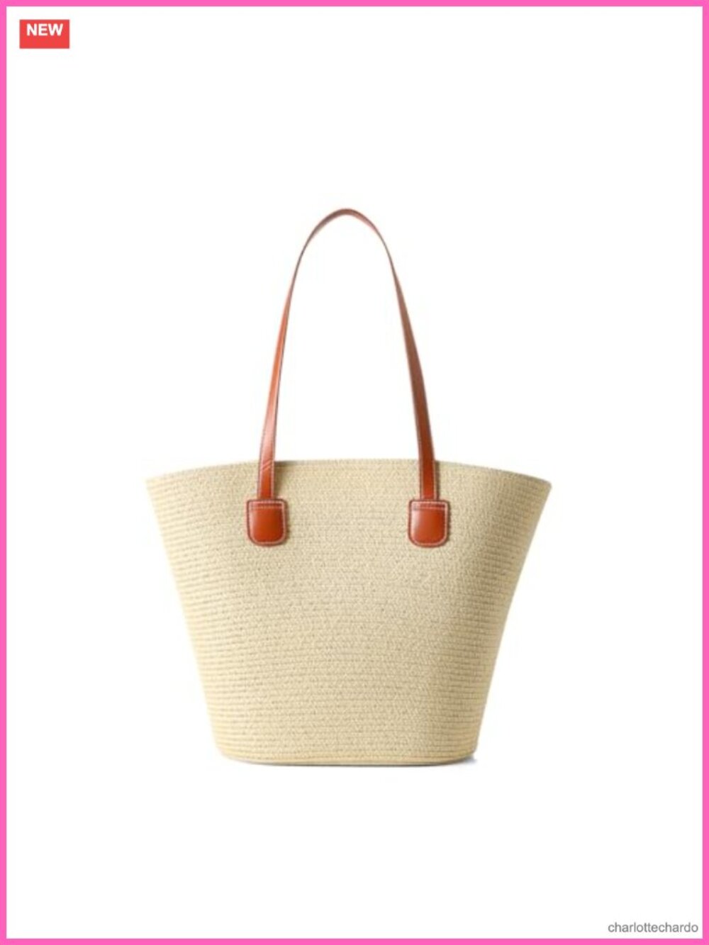 Straw Tote Bag for Women | Summer Handwoven Shoulder Bag for Travel & Beach
